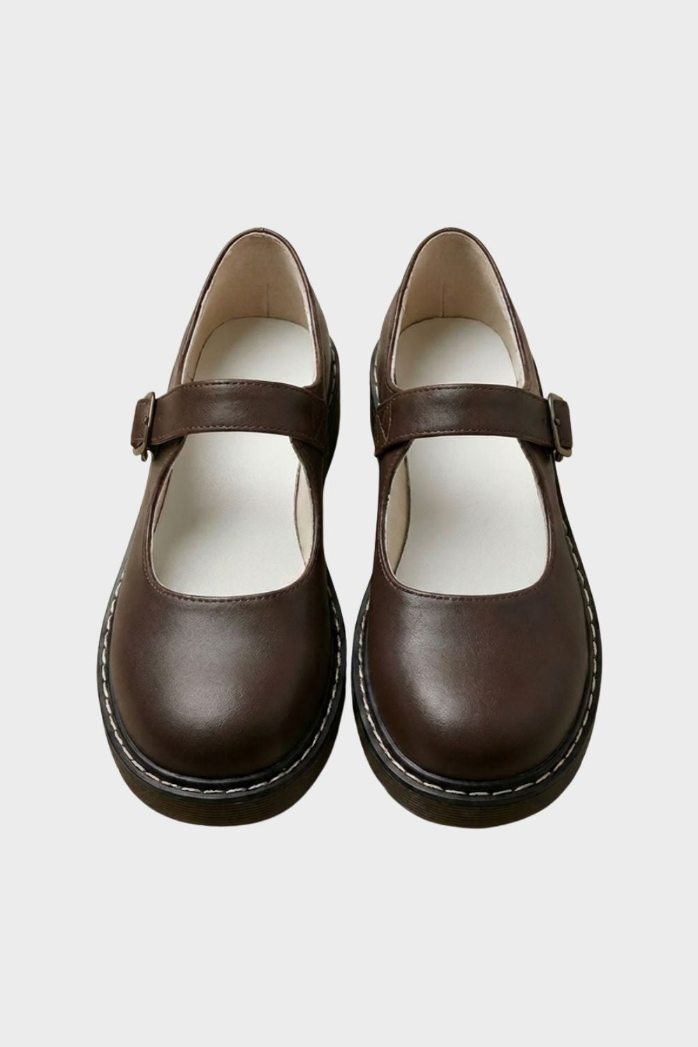 Women's Ballerinas Shoes with Strap and Buckle