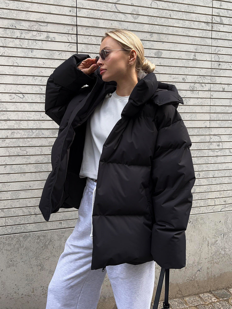 Women's Hooded Winter Jacket | Oversized & Warm