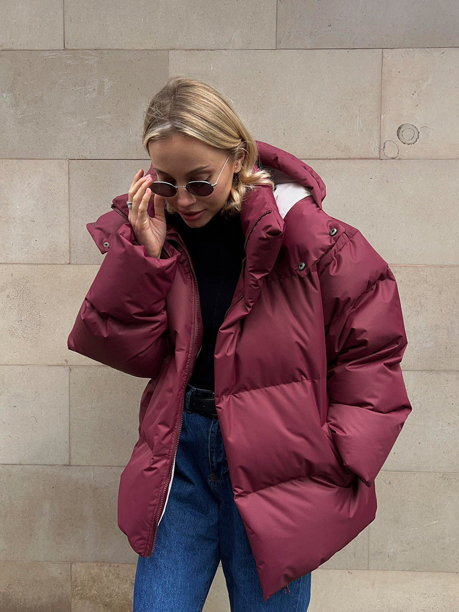 Women's Hooded Winter Jacket | Oversized & Warm