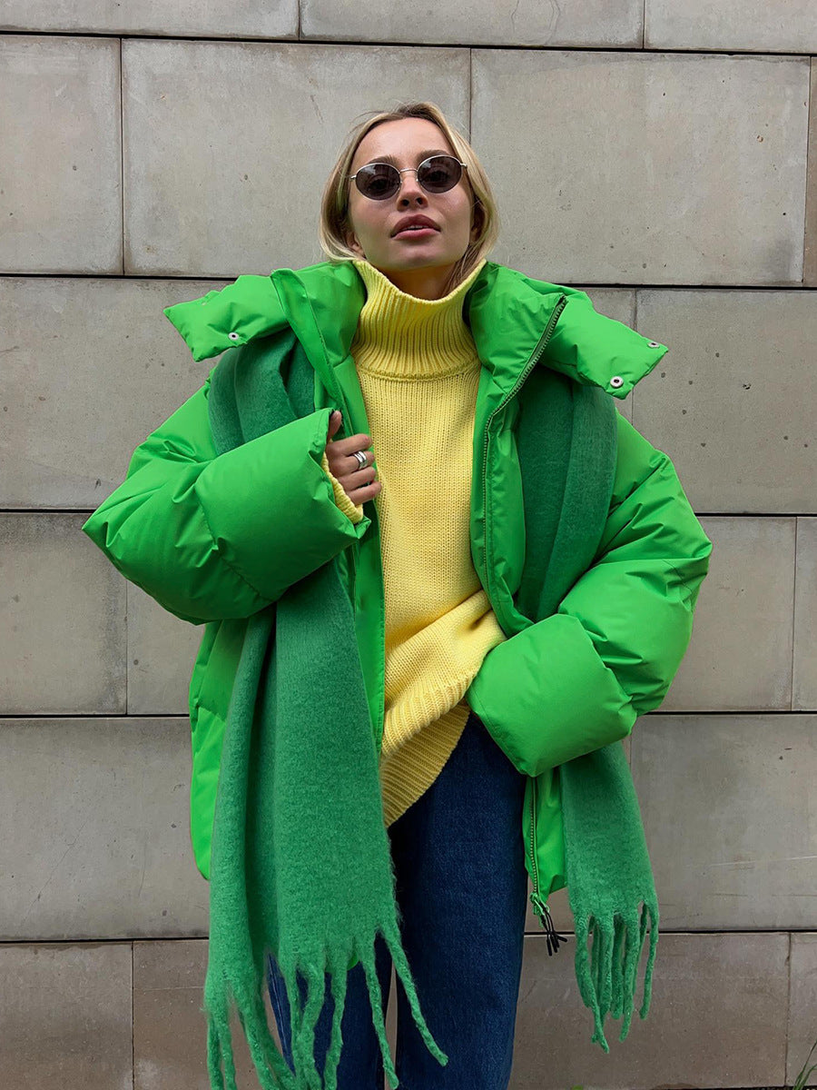 Women's Hooded Winter Jacket | Oversized & Warm
