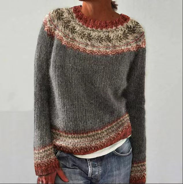 Women's Knitted Jumper | Vintage Design & Warm