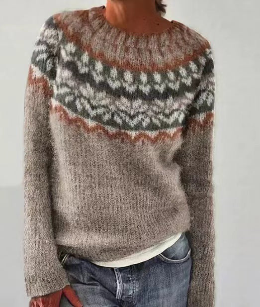 Women's Knitted Jumper | Vintage Design & Warm