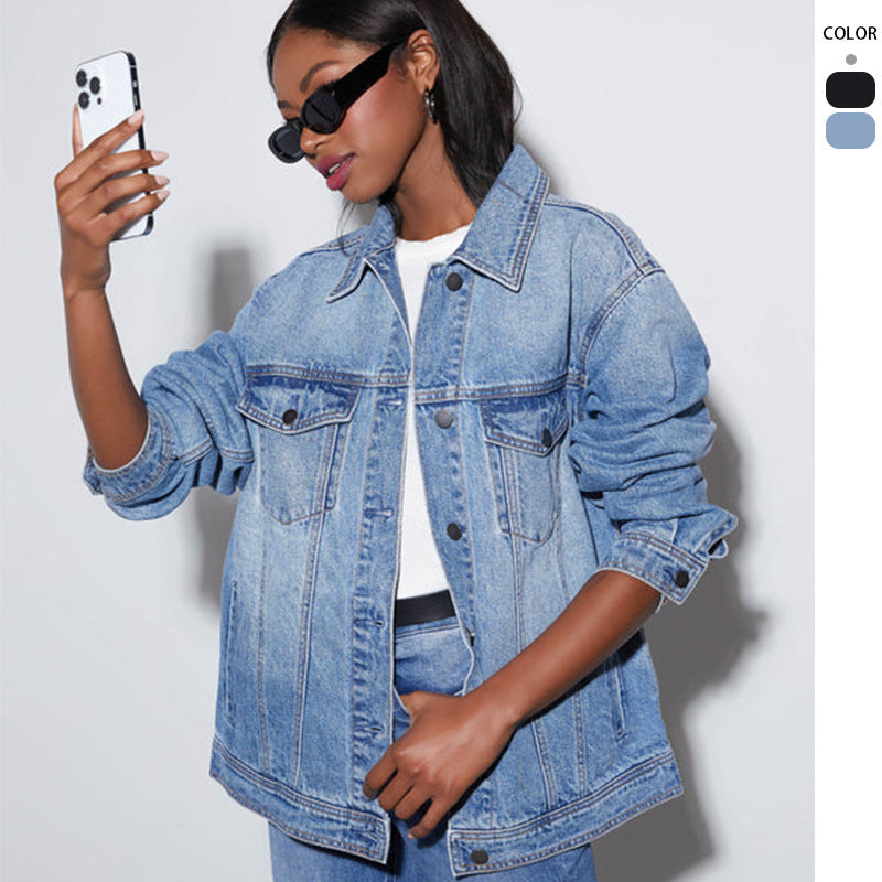 Women's Oversized Jacket | Relaxed & Versatile Street Style