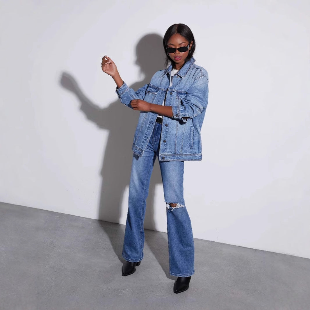 Women's Oversized Jacket | Relaxed & Versatile Street Style