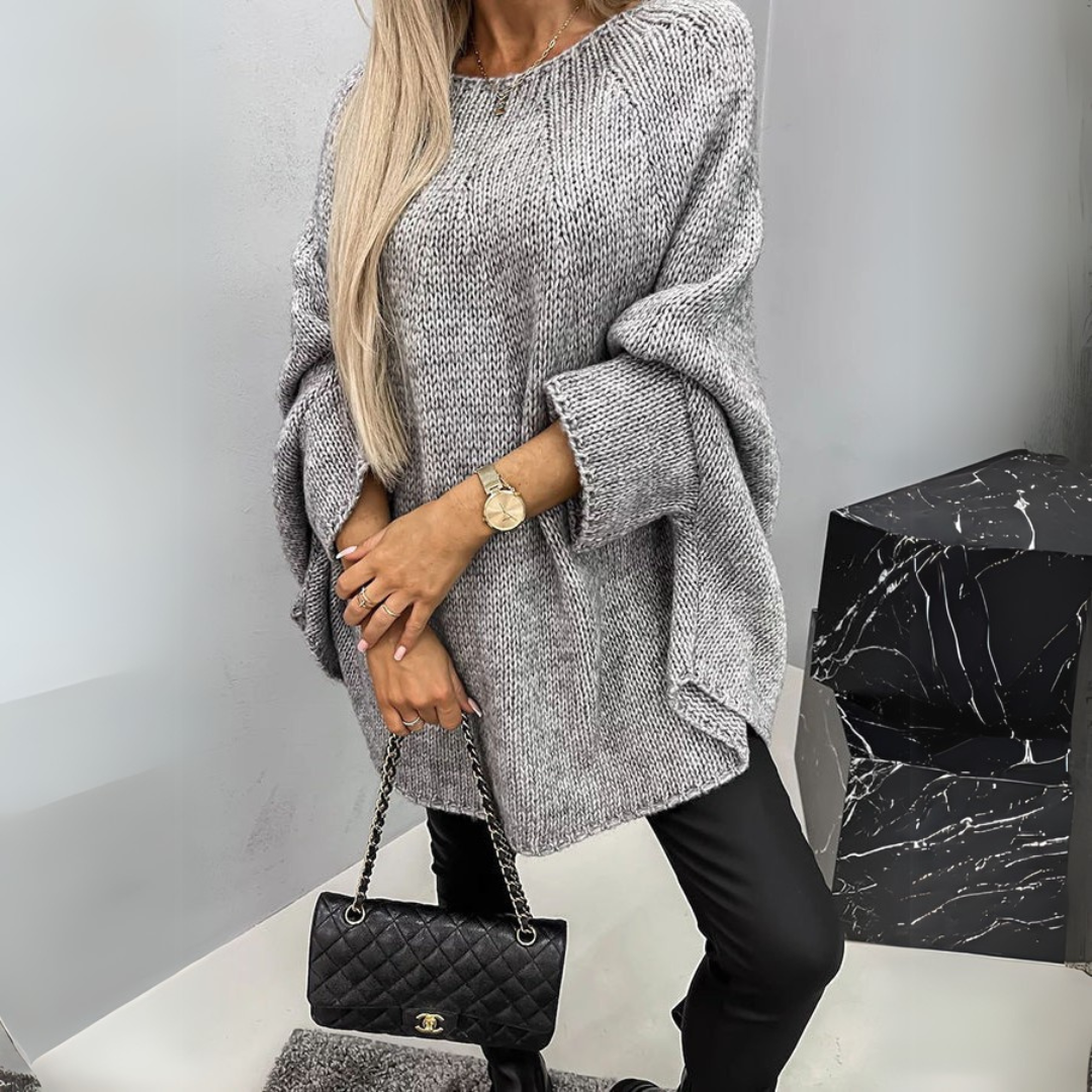 Women's Jumper | Oversized Cut & Batwing Sleeves