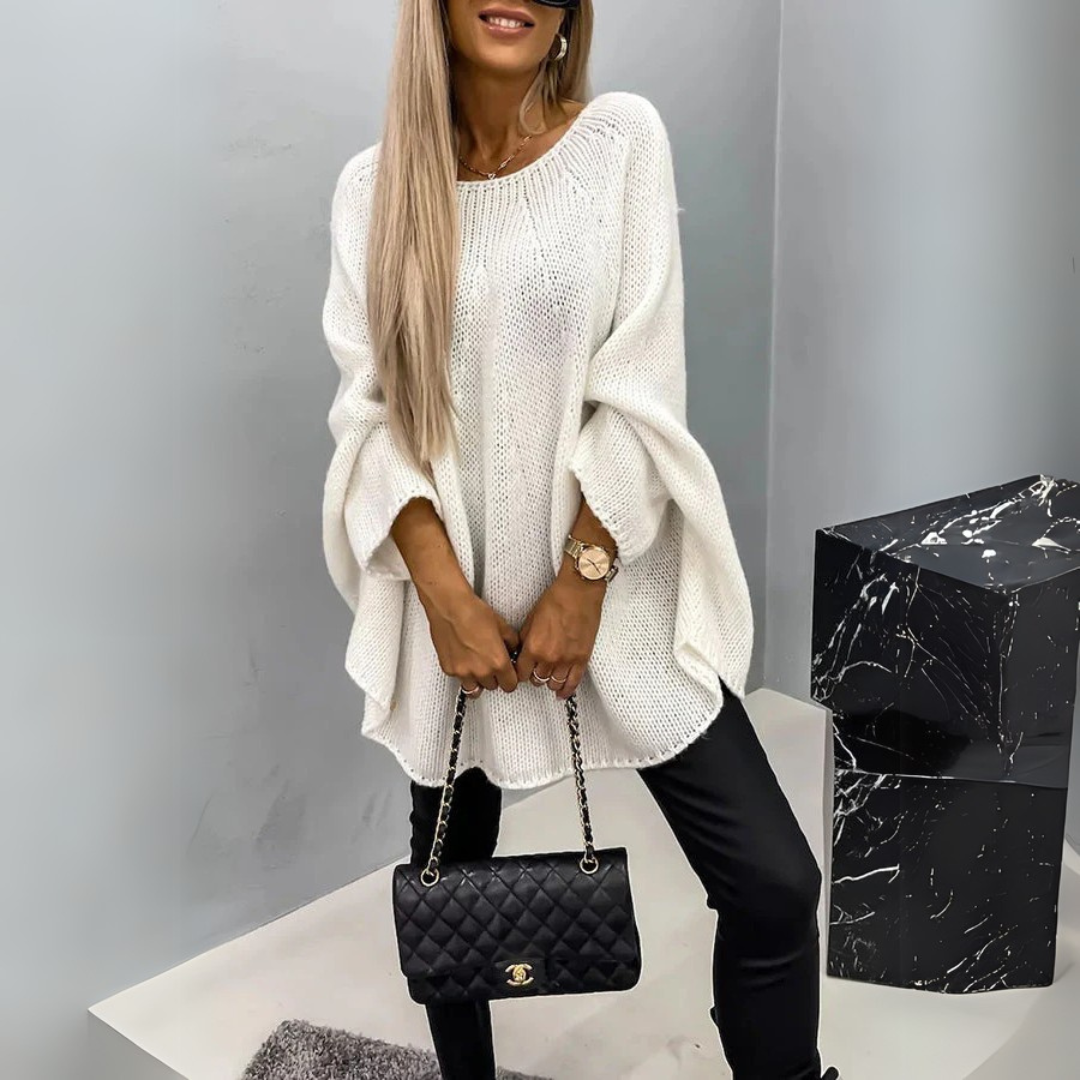 Women's Jumper | Oversized Cut & Batwing Sleeves