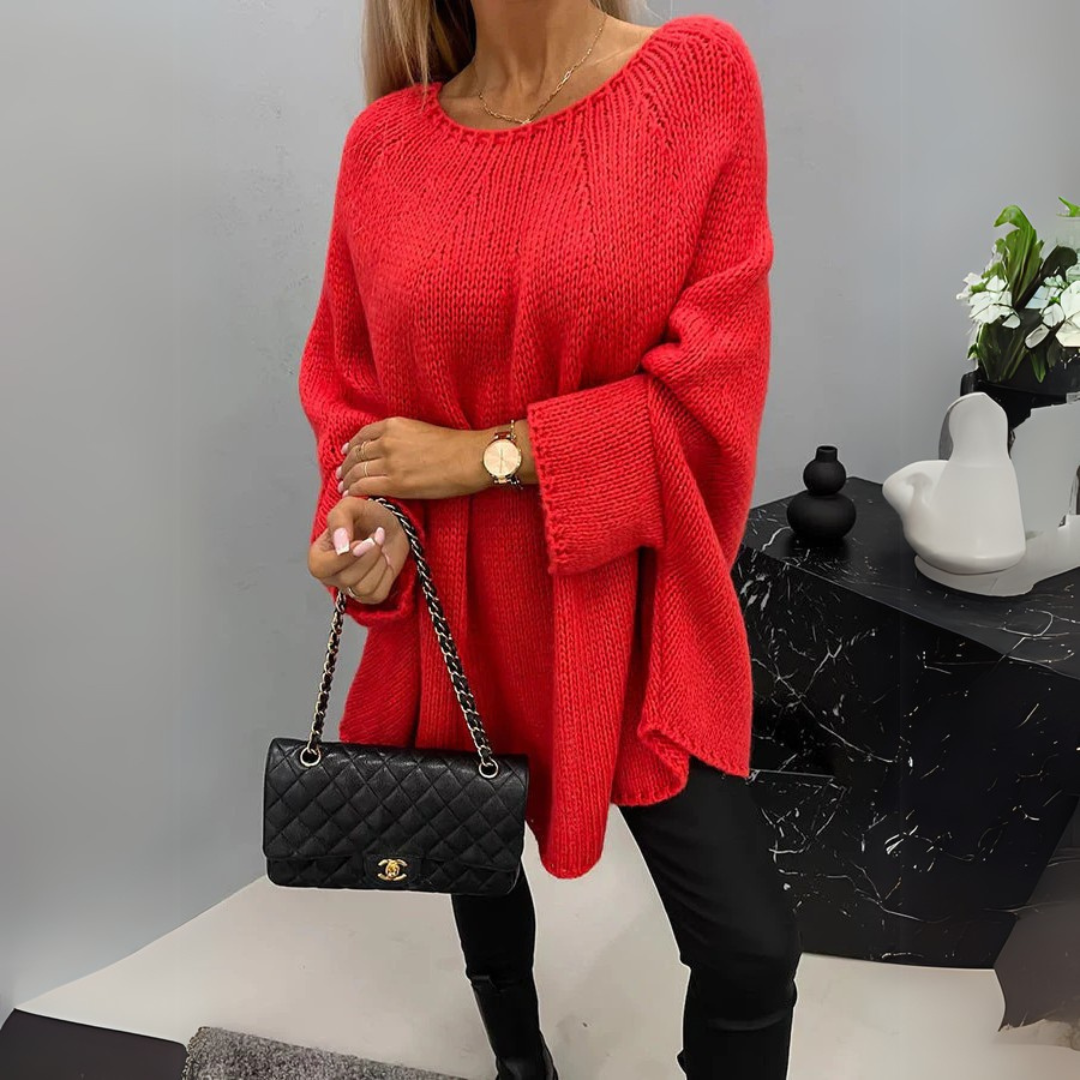 Women's Jumper | Oversized Cut & Batwing Sleeves