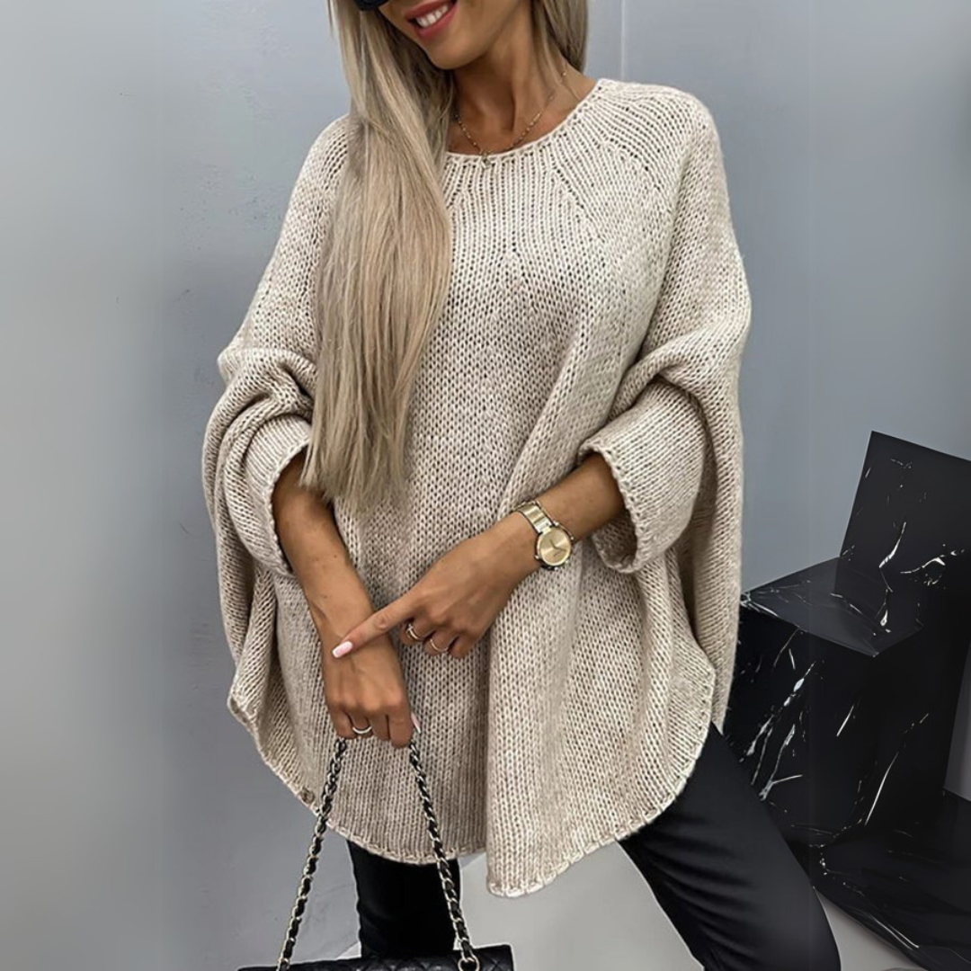Women's Jumper | Oversized Cut & Batwing Sleeves