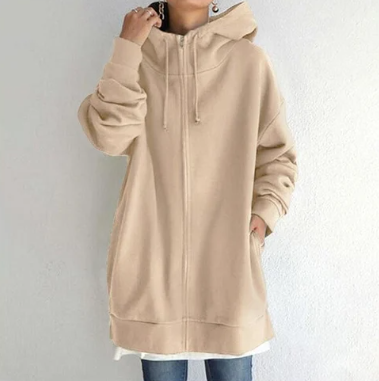 Women's Zip-Up Hoodie | Warm & Comfortable