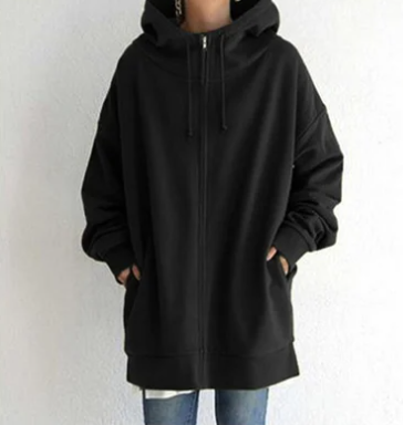 Women's Zip-Up Hoodie | Warm & Comfortable