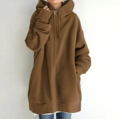 Women's Zip-Up Hoodie | Warm & Comfortable