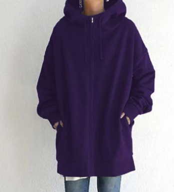 Women's Zip-Up Hoodie | Warm & Comfortable