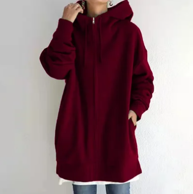 Women's Zip-Up Hoodie | Warm & Comfortable