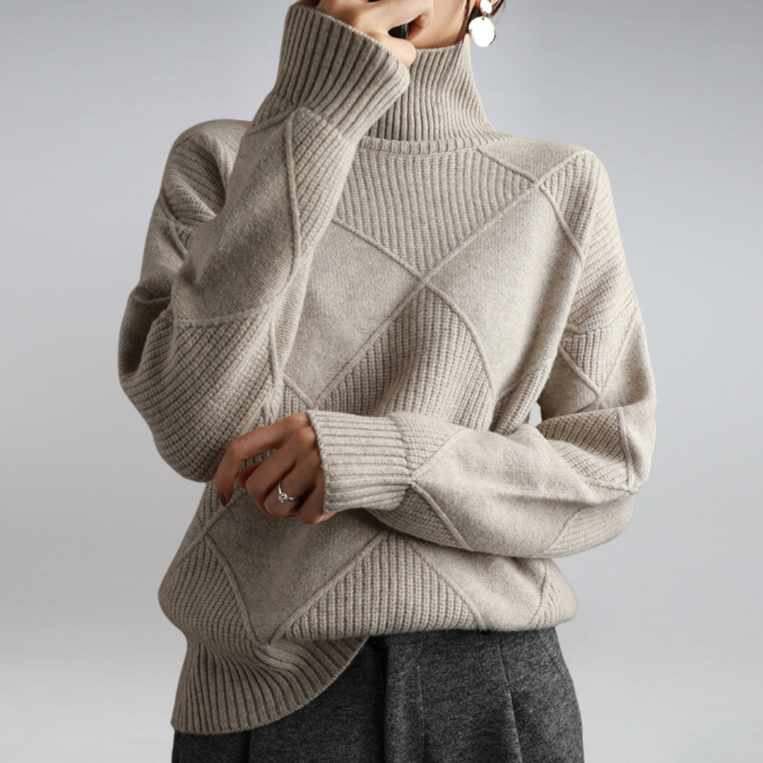 Women's Roll Neck Jumper | Soft & Warm
