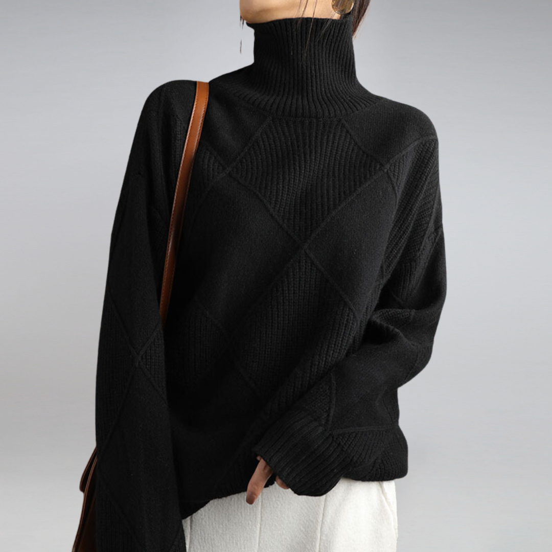 Women's Roll Neck Jumper | Soft & Warm