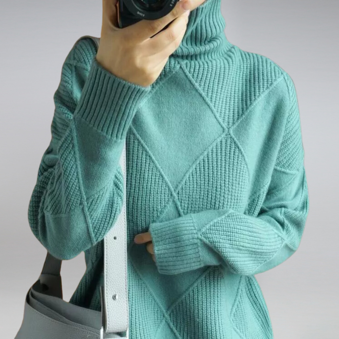 Women's Roll Neck Jumper | Soft & Warm