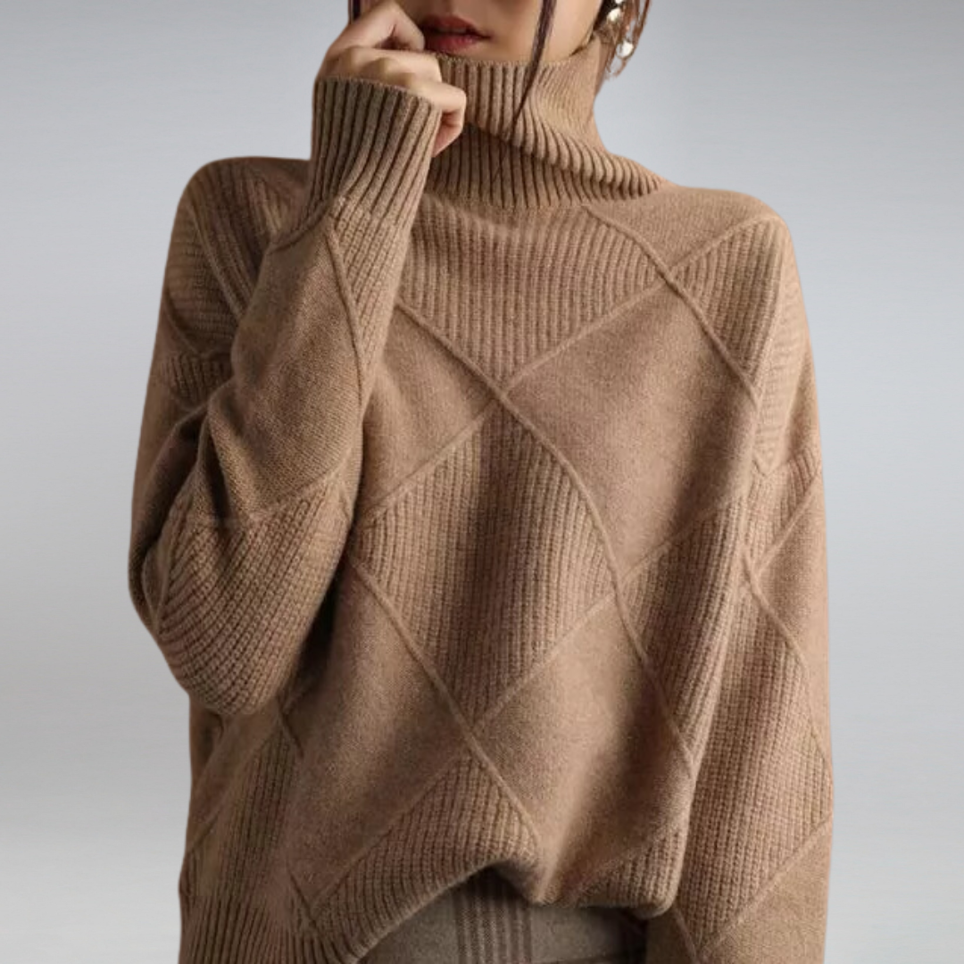 Women's Roll Neck Jumper | Soft & Warm