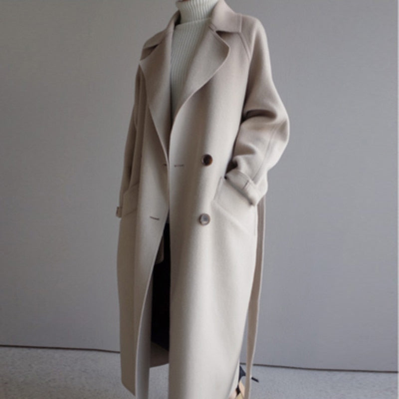 Women's Winter Coat | Tie Belt for a Tailored Silhouette