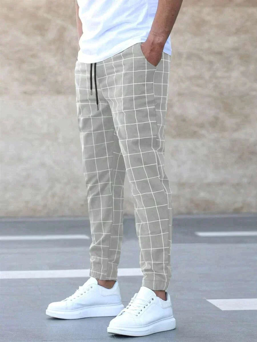 Men's Stretch Trousers | Drawstring & Easy Freedom of Movement