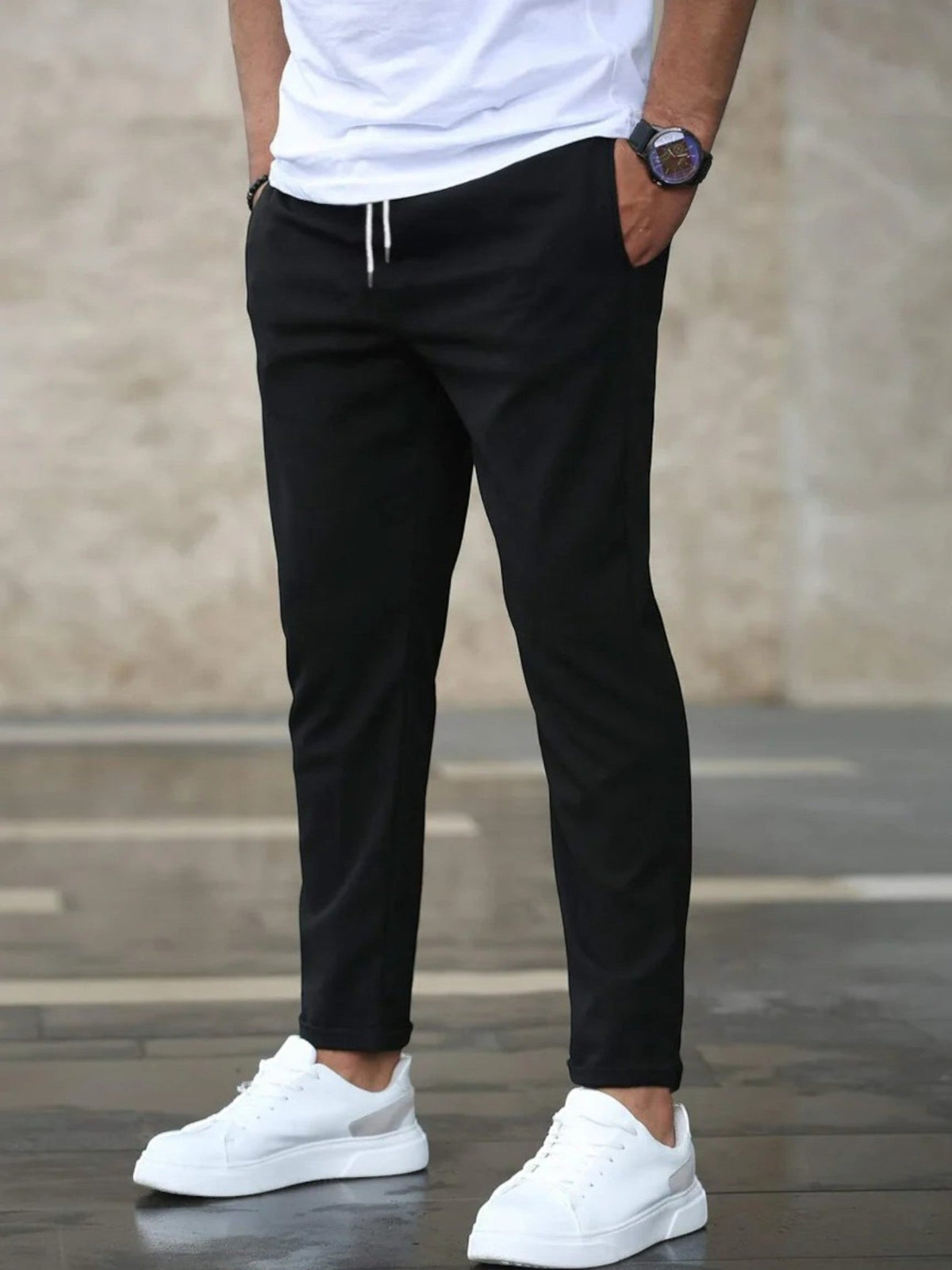Men's Stretch Trousers | Slim & Comfortable