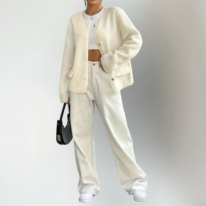 Women's Cardigan | Teddy Look & Crew Neck