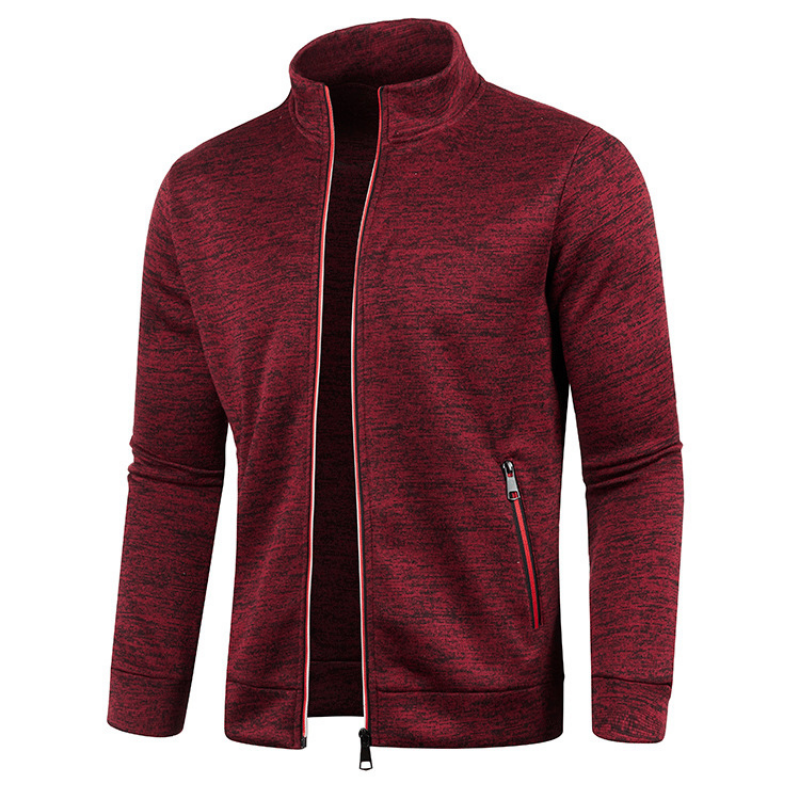 Men's Cardigan | Stand Collar & Warm