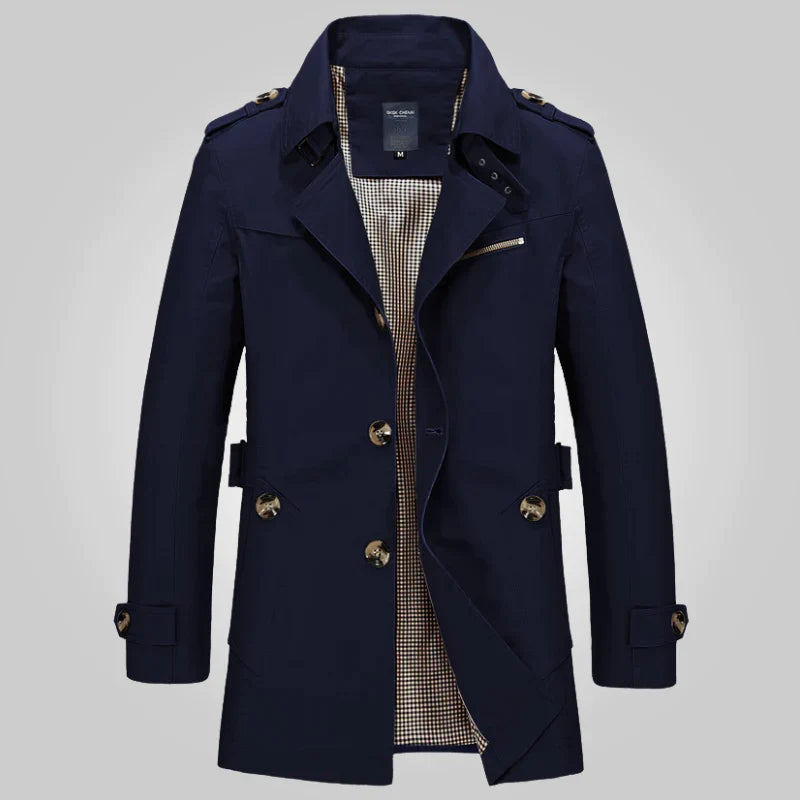 Men's Trench Coat | Classic & Windproof