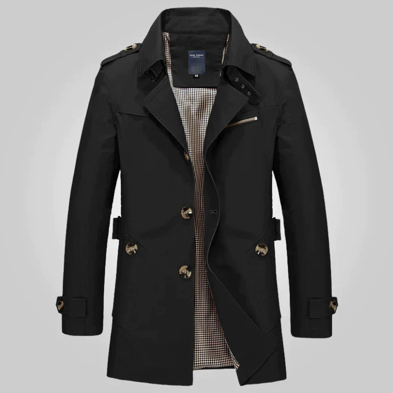 Men's Trench Coat | Classic & Windproof