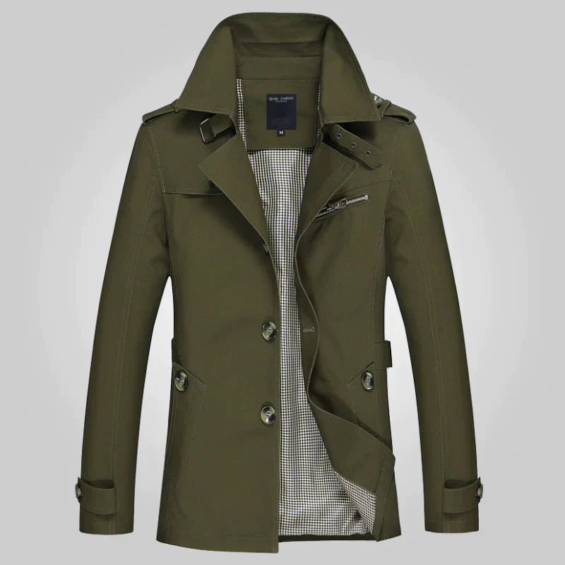 Men's Trench Coat | Classic & Windproof