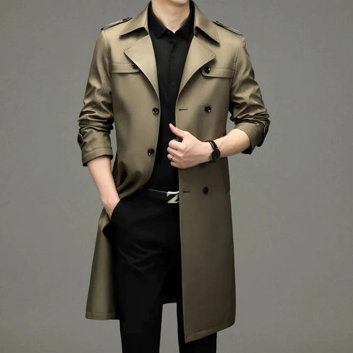 Men's Trench Coat | Longline & Elegant