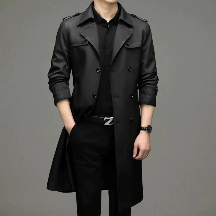 Men's Trench Coat | Longline & Elegant