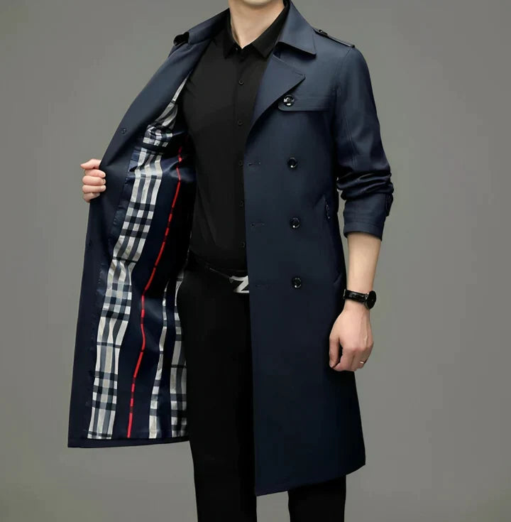 Men's Trench Coat | Longline & Elegant