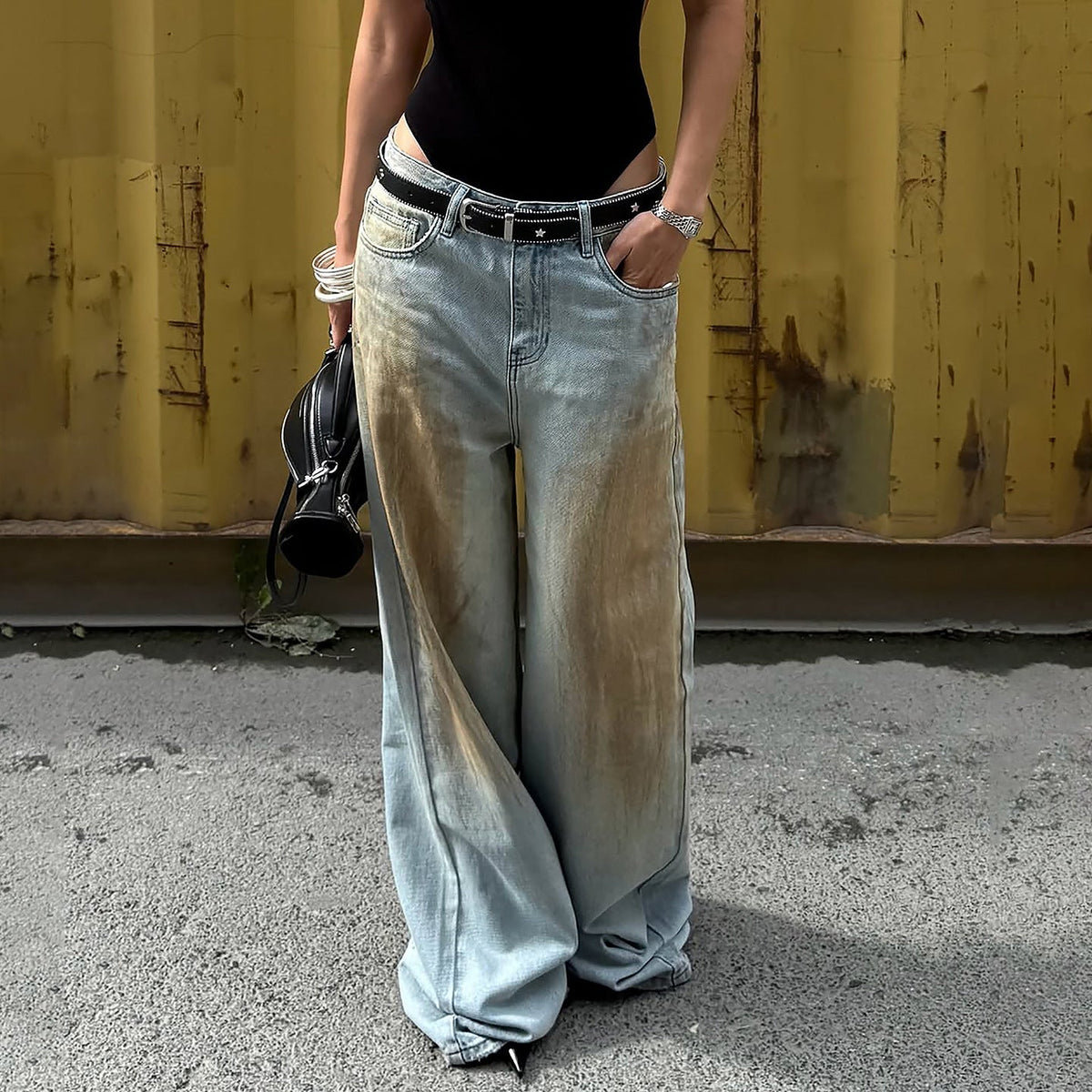 Women's Wide-Leg Jeans | Retro Style & All-Day Comfort