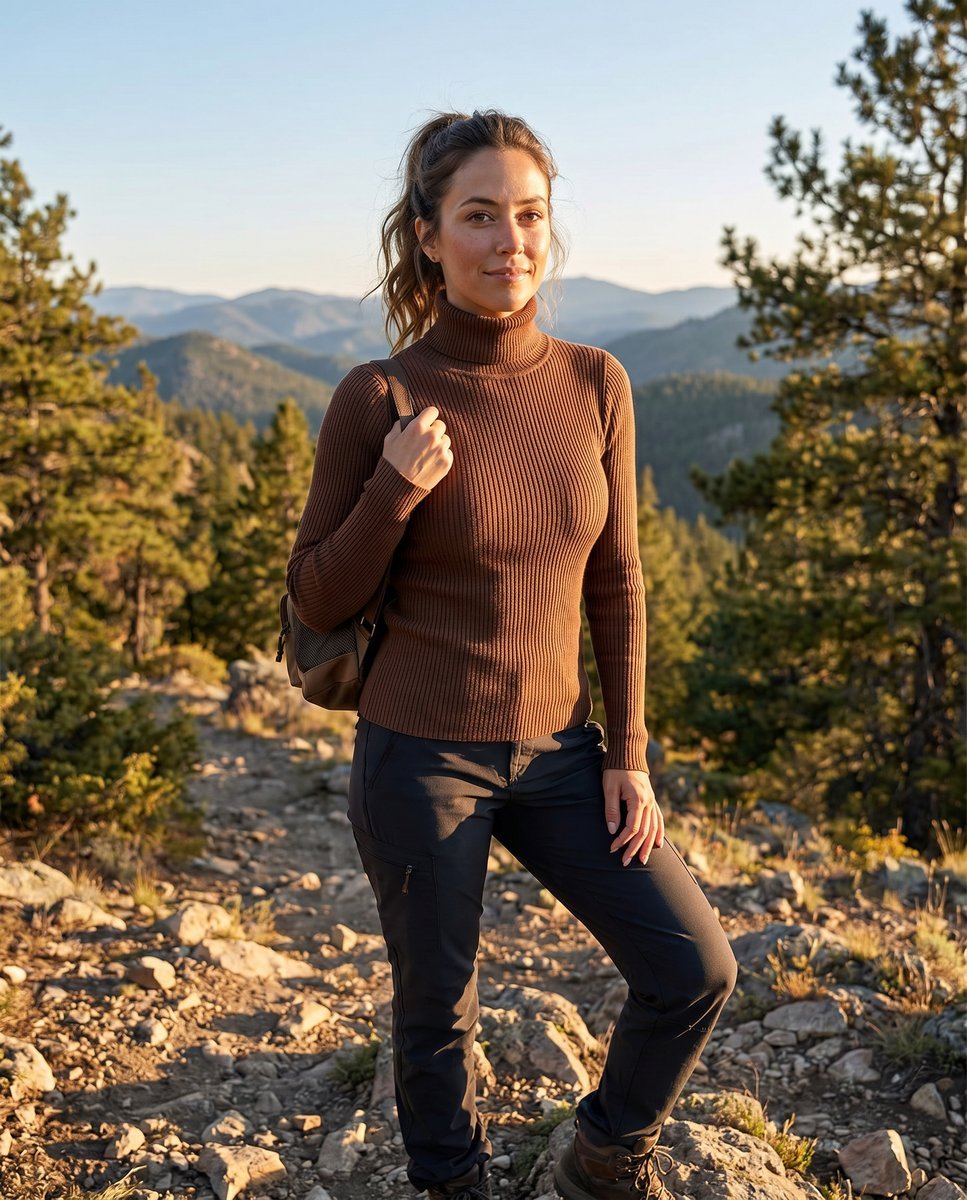 Women's Roll Neck Jumper | Ribbed & Comfortable