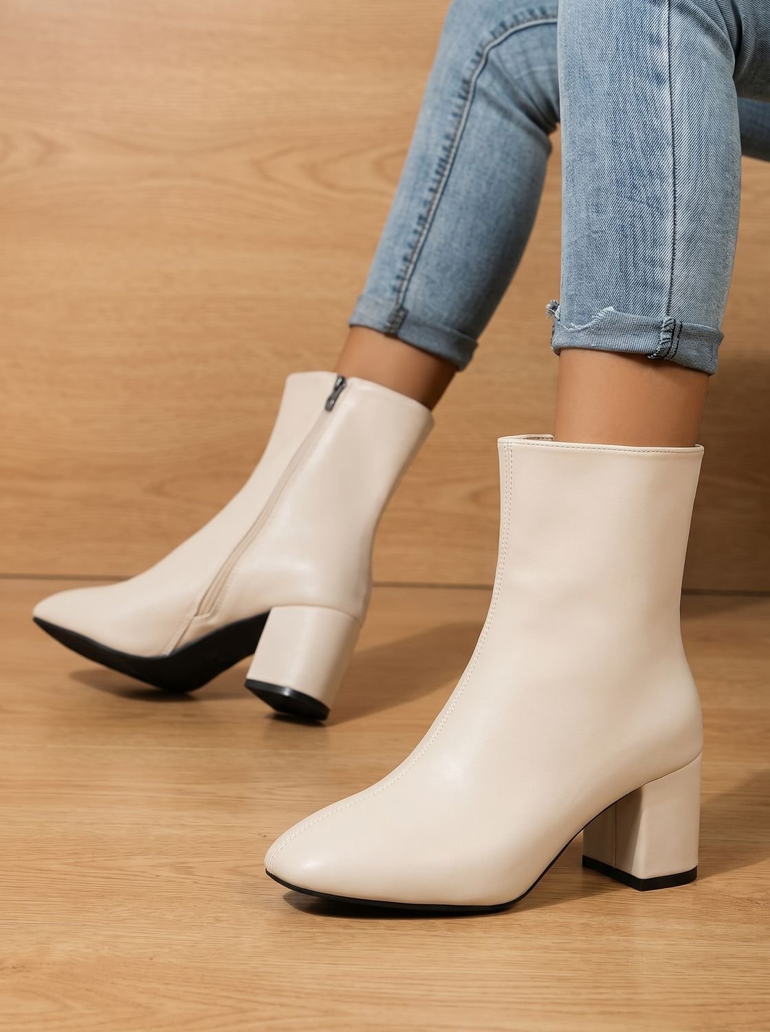 Women's Ankle Boots | Block Heel & Comfortable Support