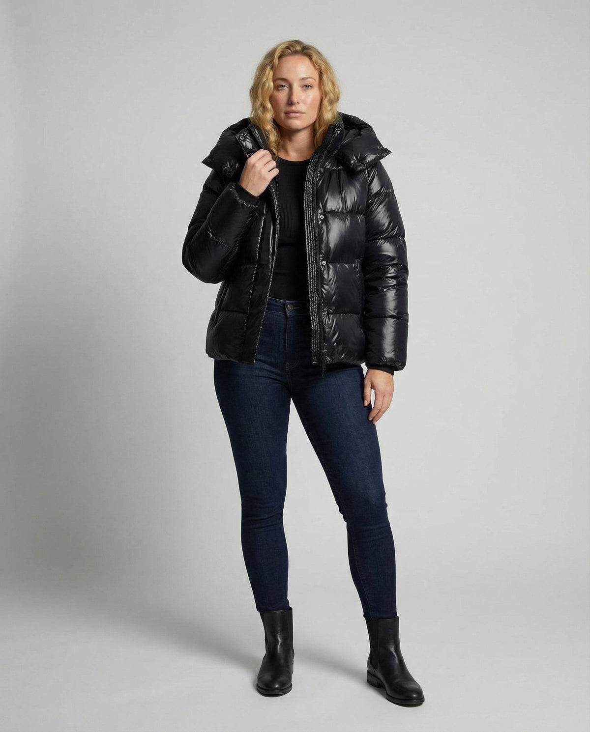 Women's Hooded Quilted Jacket | Sporty & Warm