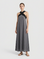 Women's Halter Maxi Dress | Sleeveless
