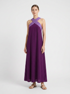 Women's Halter Maxi Dress | Sleeveless