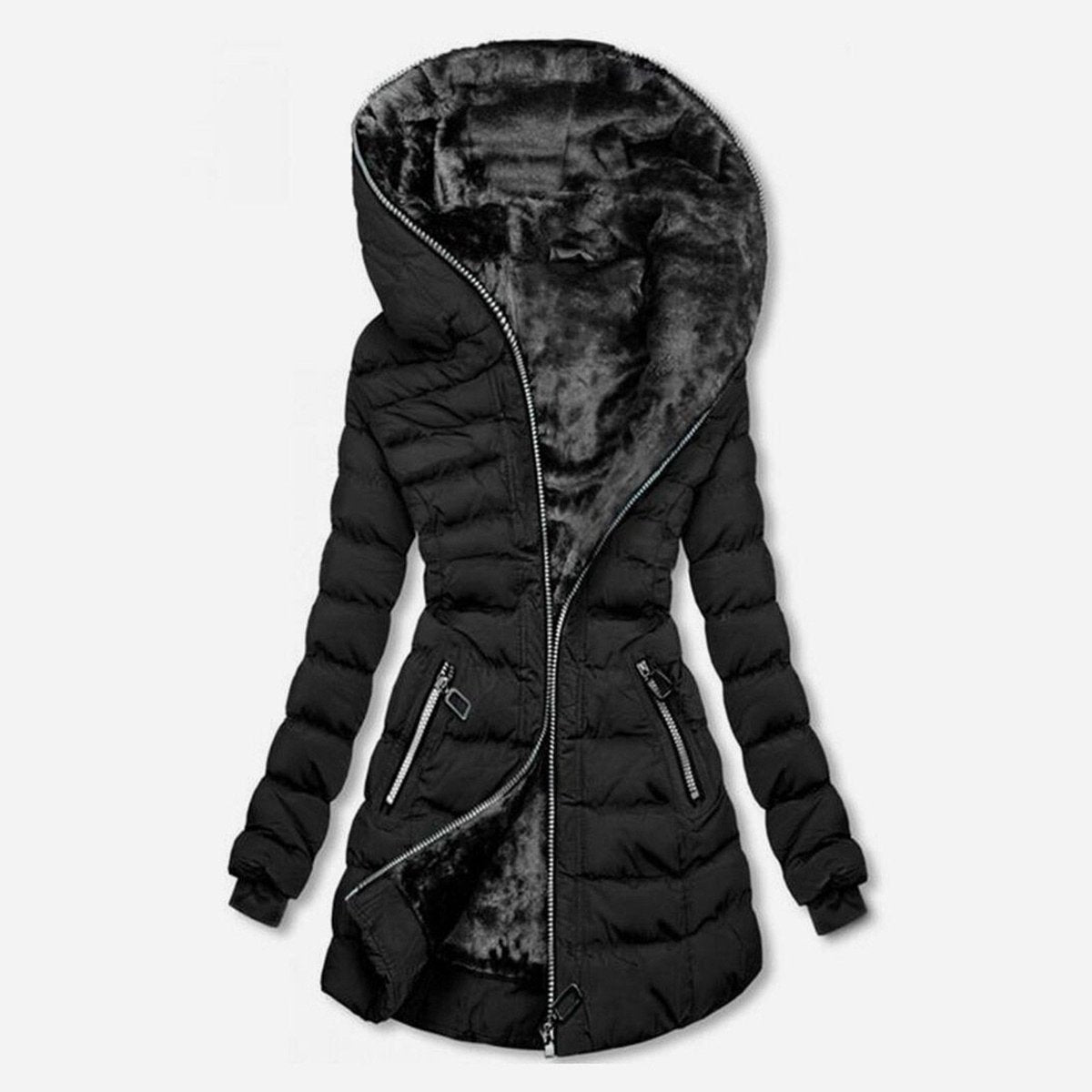 Women's Long Winter Coat | Lined & Weatherproof
